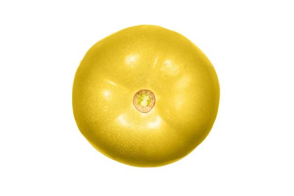 白い背景に分離されたトマト黄 — ストック写真