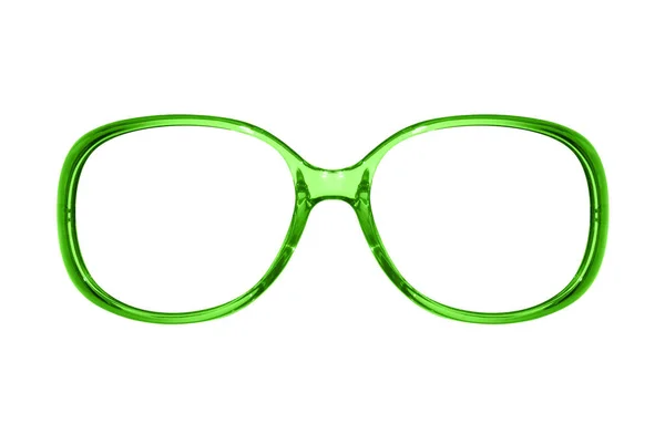 Beyaz Bir Arka Plan Üzerinde Kadın Gözlük Çerçeve — Stok fotoğraf