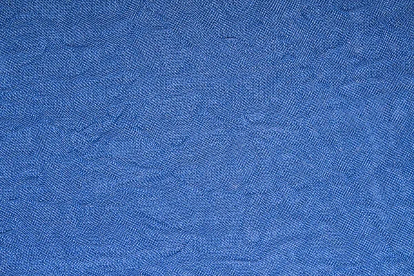 Blue crumpled fabric texture to the mesh.