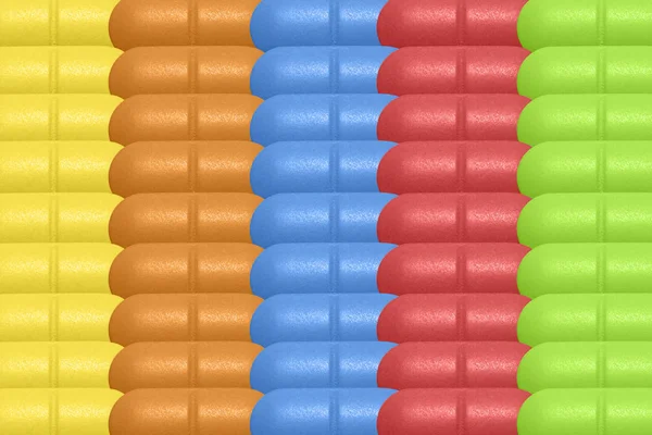 Fundo Comprimidos Coloridos Brilhantes — Fotografia de Stock