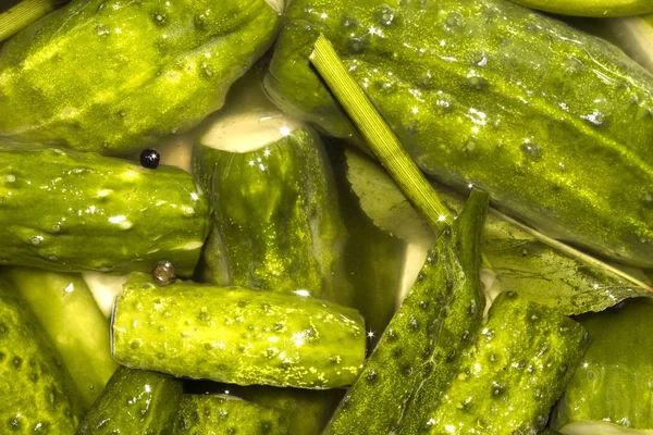 Pickled Cucumbers Cucumber Brine — Stock Photo, Image