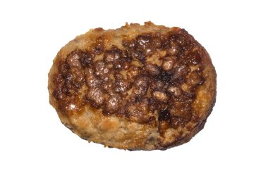 Beyaz arka plan üzerinde izole et pirzola.