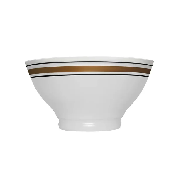 Taça Cerâmica Vetor Fundo Branco Ilustração Vetorial Realista Taça Cerâmica — Vetor de Stock