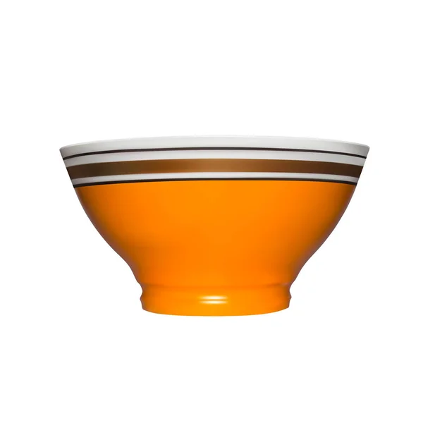 Keramikskål Vektor Vit Bakgrund Keramiska Cup Realistisk Vektorillustration — Stock vektor