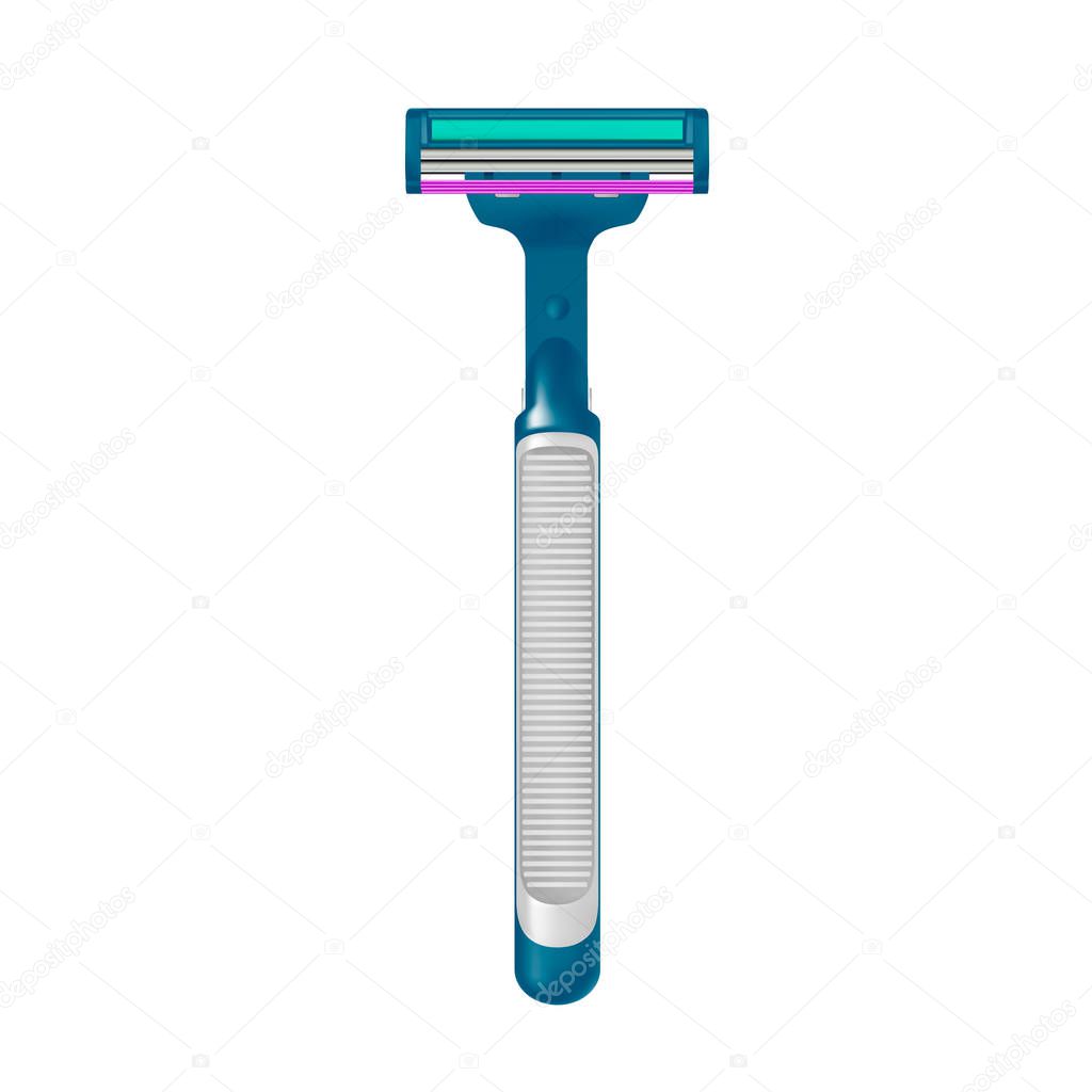 Shaving machine vector illustration