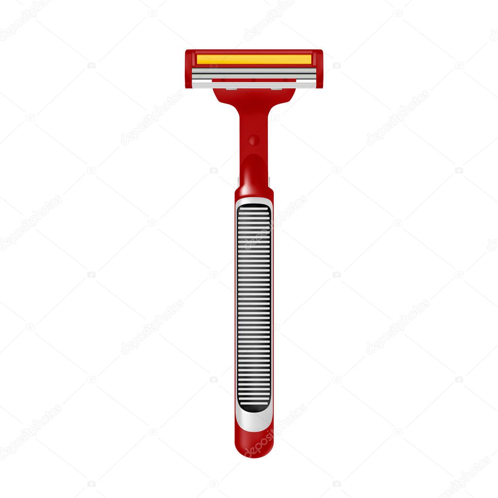 Shaving machine vector illustration