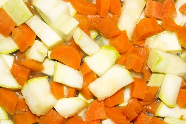 Contexte Des Courgettes Hachées Aux Carottes — Photo