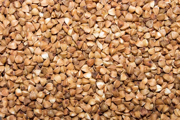 Buckwheat Background Buckwheat Textura Del Trigo Sarraceno — Foto de Stock