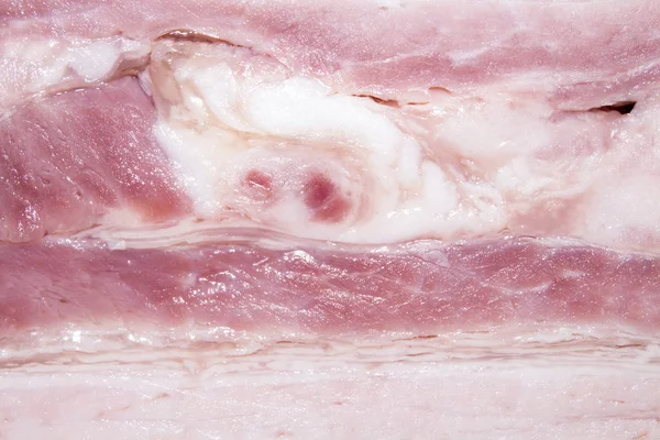 Consistenza Del Bacon Texture Pancetta Maiale Strato Carne Con Pancetta — Foto Stock