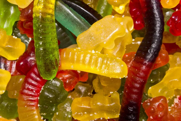 Marmelat arka plan. Germe marmelat şeker. Şekerleme renkli marmelat.