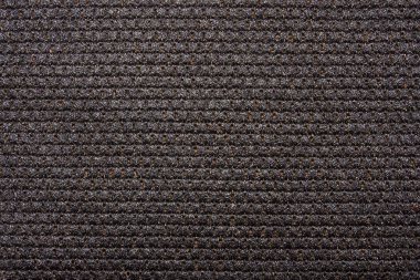 Yoğun siyah örgülü kumaş doku.