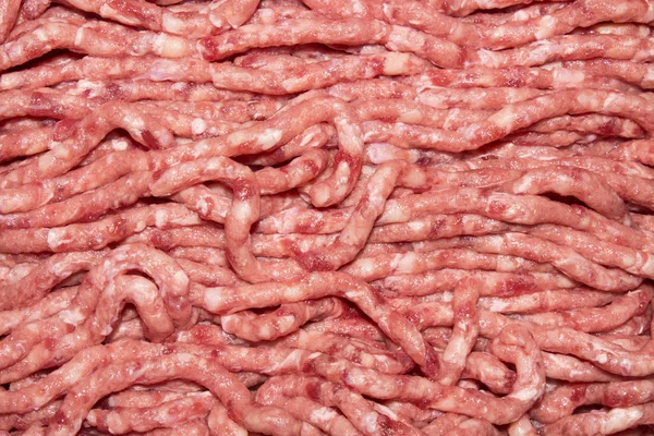 Background of raw minced meat.Texture of minced meat.