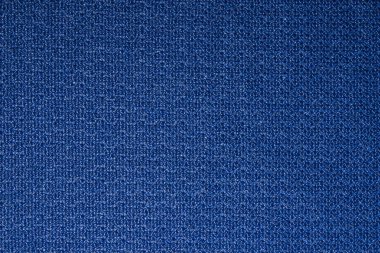 Mavi yoğun dokulu kumaş dokusu. Mavi kumaş arka plan.