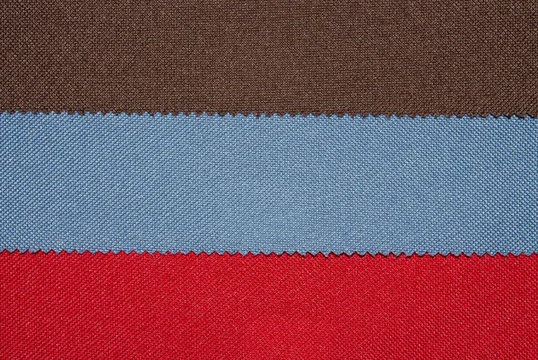 Campione Texture Multicolori Tessuti Sfondo Diversi Tessuti Colorati — Foto Stock
