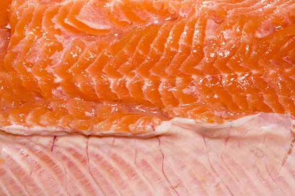 Текстура Мяса Красной Рыбы Фон Мяса Форели — стоковое фото