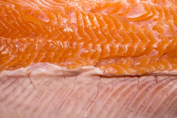 Текстура Мяса Красной Рыбы Фон Мяса Форели — стоковое фото
