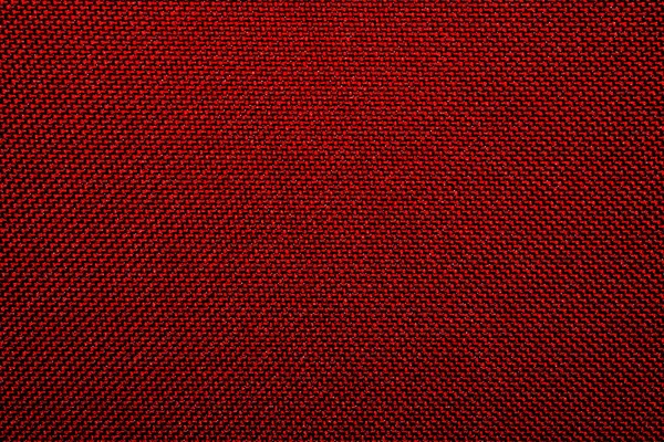 Yoğun Tekstil Kırmızı Doku Örgülü Kırmızı Arka Plan — Stok fotoğraf