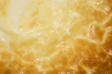 Evde pişmiş tavuk yumurta, omlet. Fırında pişmiş omlet.