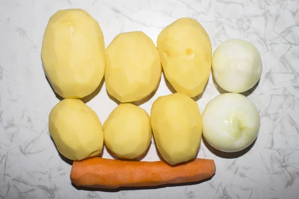 Légumes Pour Faire Soupe Fond Avec Des Légumes — Photo