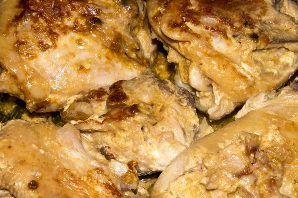 Τηγανητό Κοτόπουλο Χρυσή Κρούστα Τηγανητό Κοτόπουλο Φόντο — Φωτογραφία Αρχείου