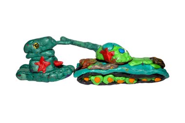 Hamuru beyaz zemin üzerine depo.