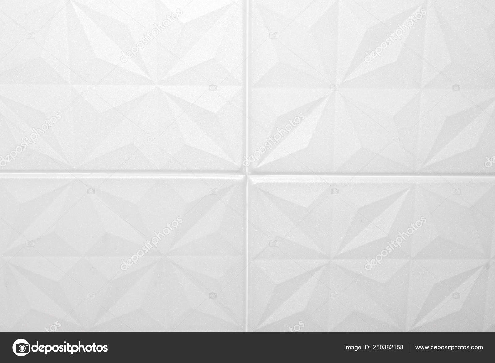 White Ceiling Tiles Made Expanded Polystyrene Stock Photo