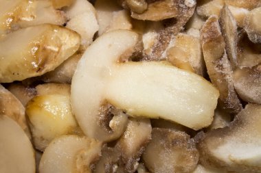 Arka plan buz mantar.