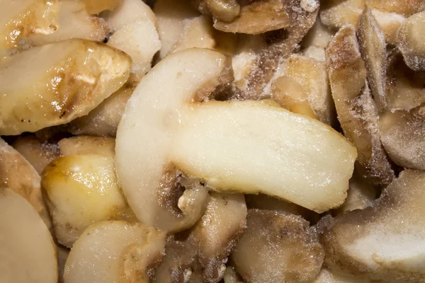 Arka plan buz mantar.