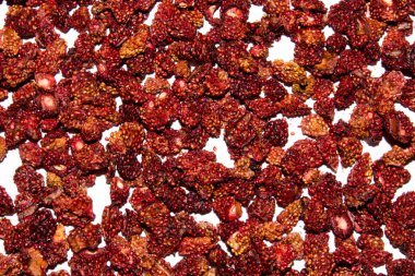 Kurutulmuş çilek. Kurutulmuş çilek arka planı.