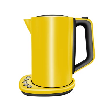 Vektörde elektrikli su ısıtıcısı.