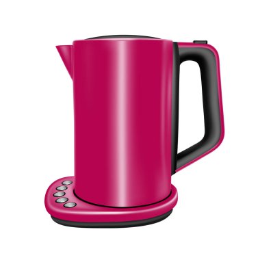 Vektörde elektrikli su ısıtıcısı.