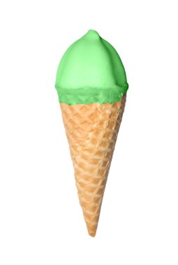 Dondurma ile Waffle tüpü.