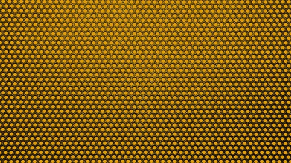 Gold metal lattice in a circle.Texture of gold metal lattice.