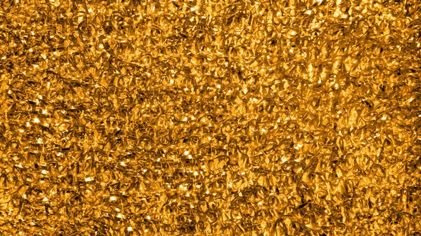 Ouro Ouropel Texture Yellow Ouropel Dourado Fundo — Fotografia de Stock