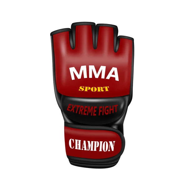 Vektörde Mma eldivenleri. Vektör karışık dövüş sanatları eldiven.