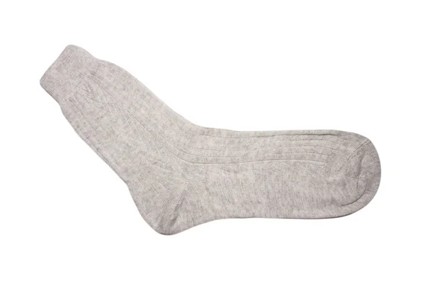 袜子薄棉隔离在白色背景 — 图库照片