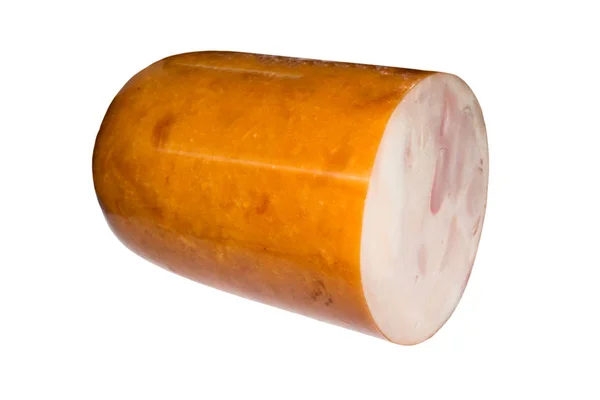 Roll Background Frango Presunto Ham Sausage — Fotografia de Stock