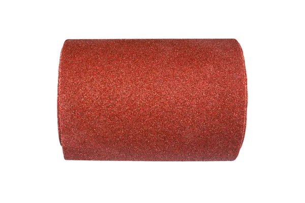 Sandpaper Roll Sandpaper White Background — Stock Photo, Image