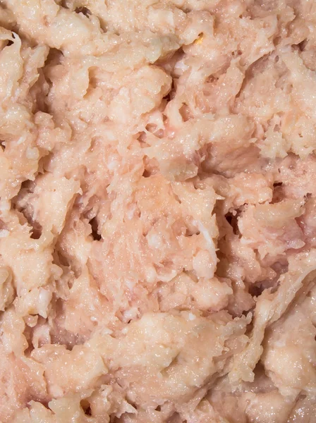 Poultry, meat, Turkey background.Texture of shredded Turkey meat.