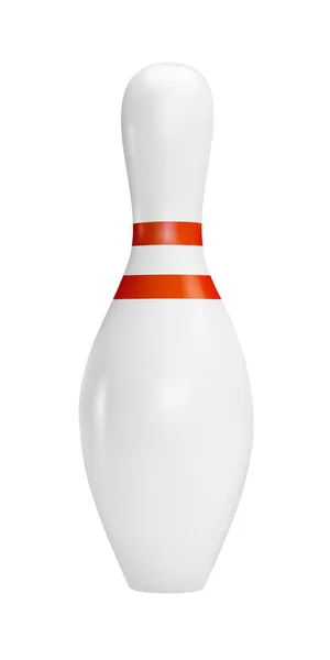 Bowling Pins Vector White Background — Stock Vector