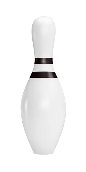 Spille Bowling Vettore Sfondo Bianco — Vettoriale Stock