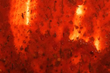 Domates salçası. Ketçap arkaplan. Domates sosu. Baharatlı sos..