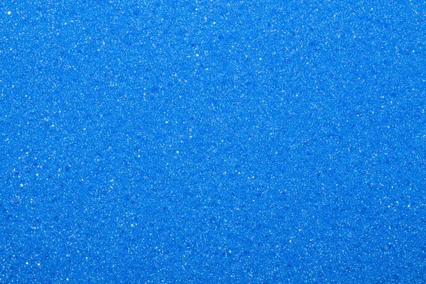 Textuur Van Een Blauwe Schuimspons Achtergrond Blauw Schuim — Stockfoto