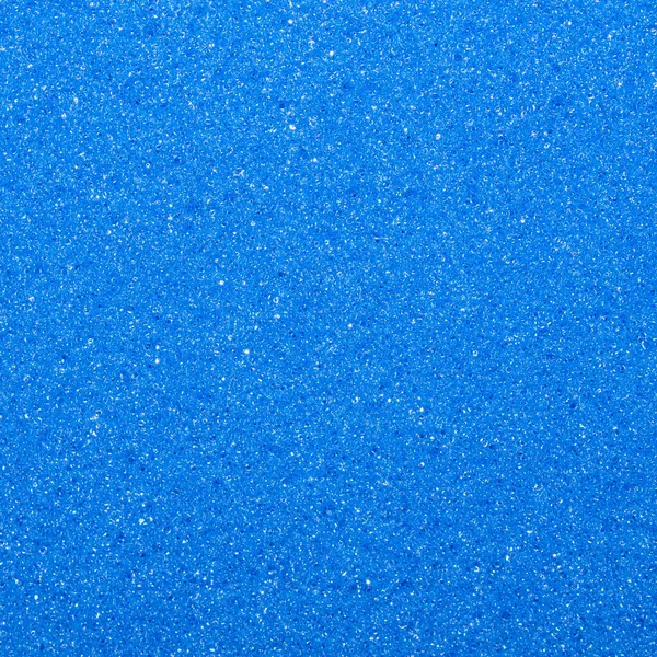 Textuur Van Een Blauwe Schuimspons Achtergrond Blauw Schuim — Stockfoto