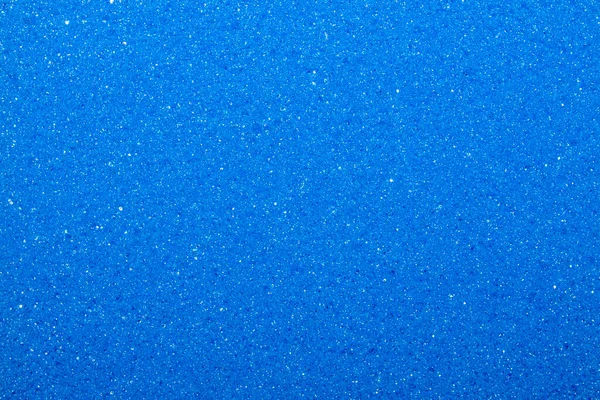 Textuur Van Een Blauwe Schuimspons Achtergrond Blauw Schuim — Stockfoto