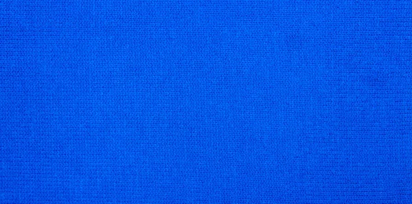 Niebieska Gęsta Struktura Tkaniny Niebieskie Tło Tkaniny — Zdjęcie stockowe