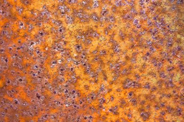 Paslı metalik doku. Eski paslı arka plan..