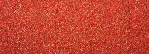 Textura Papel Lija Rojo Lijado Áspero Sobre Fondo Rojo — Foto de Stock