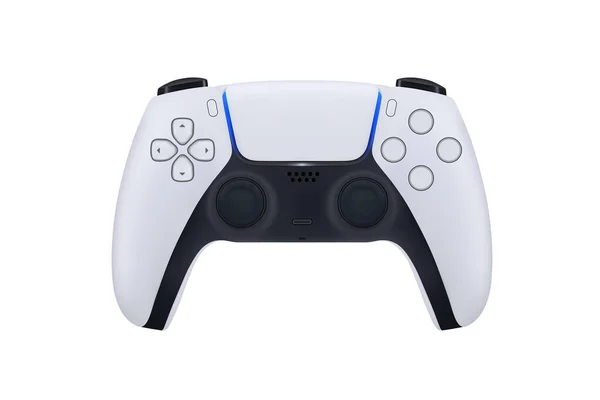 Oyun konsolu için oyun denetleyici. Joystick vektör illüstrasyonu. Oyun konsolu için oyun alanı. Oyun konsolu için joystick.