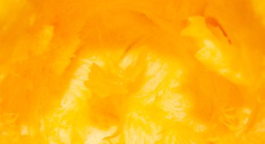 Olgun bir balkabağının posası. Balkabağı arkaplanı..